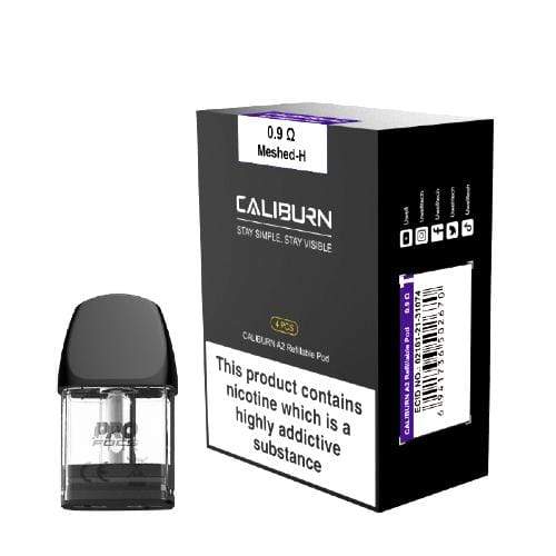 UWELL CALIBURN A2 REPLACEMENT POD (4 PACK) 0.9OHM
