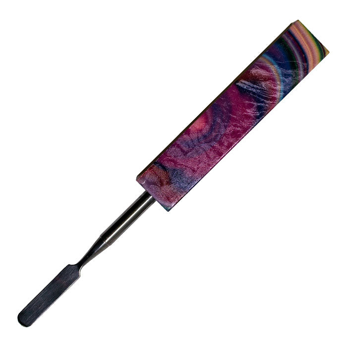 Multi-Color Marble Effect Dabbing Stick With Flat Scooper