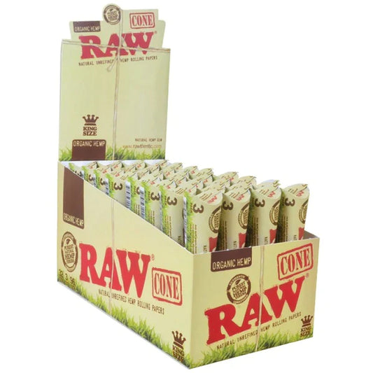 Raw Organic Cone King Size