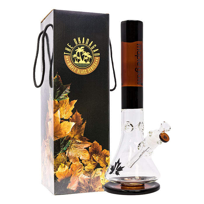 The Okanagan Series 14-15 Inches Maple Glass Bong