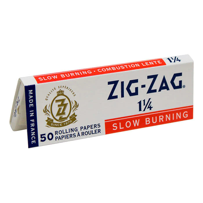 Zig Zag White Slow Burning 1.25